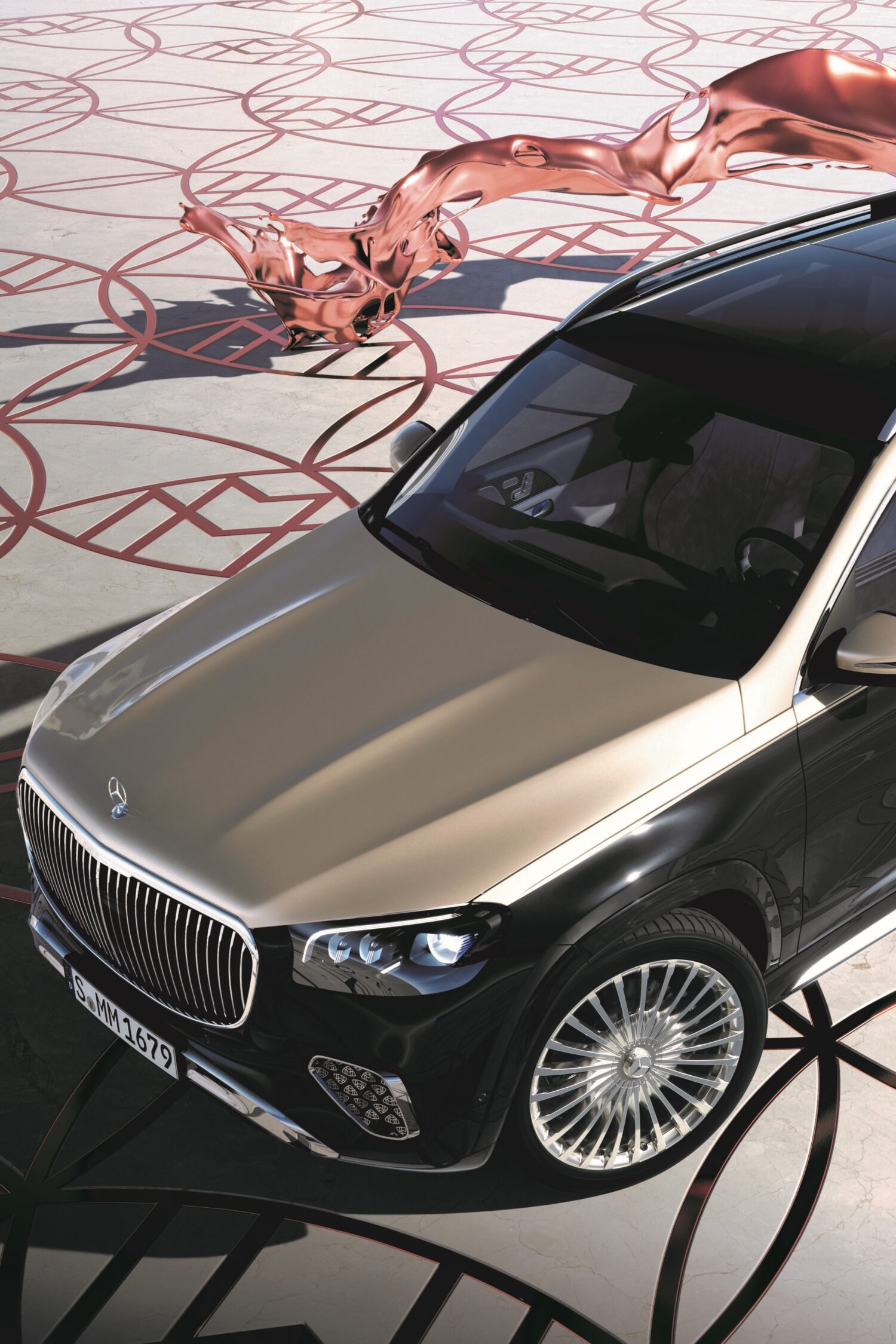 メルセデスAMG/メルセデス・マイバッハはGLSシリーズに新型を発表。全モデルISG搭載で電動化が行われた。SUVのSクラスと表現するクルマは最新の機能を擁す。