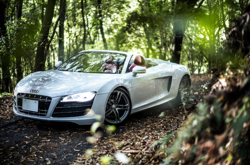 アウディ・R8スパイダー（4WD/6AMT）ドレスコードは不要です。