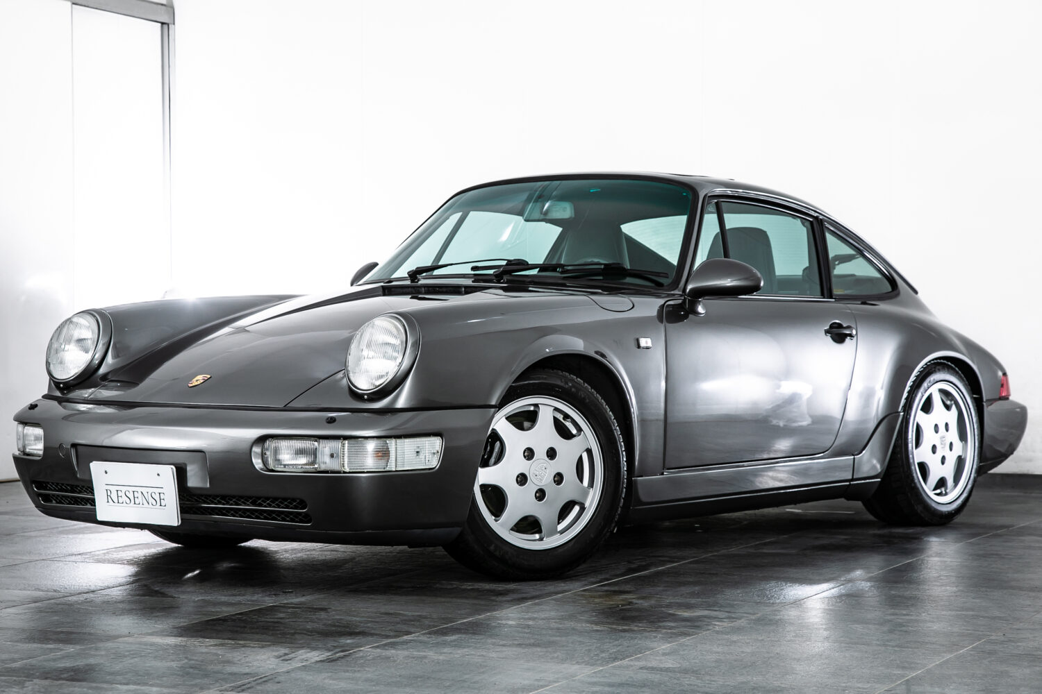 ポルシェ 911カレラ4 4WD　964 5MT ミツワ入庫履歴 左H ETC