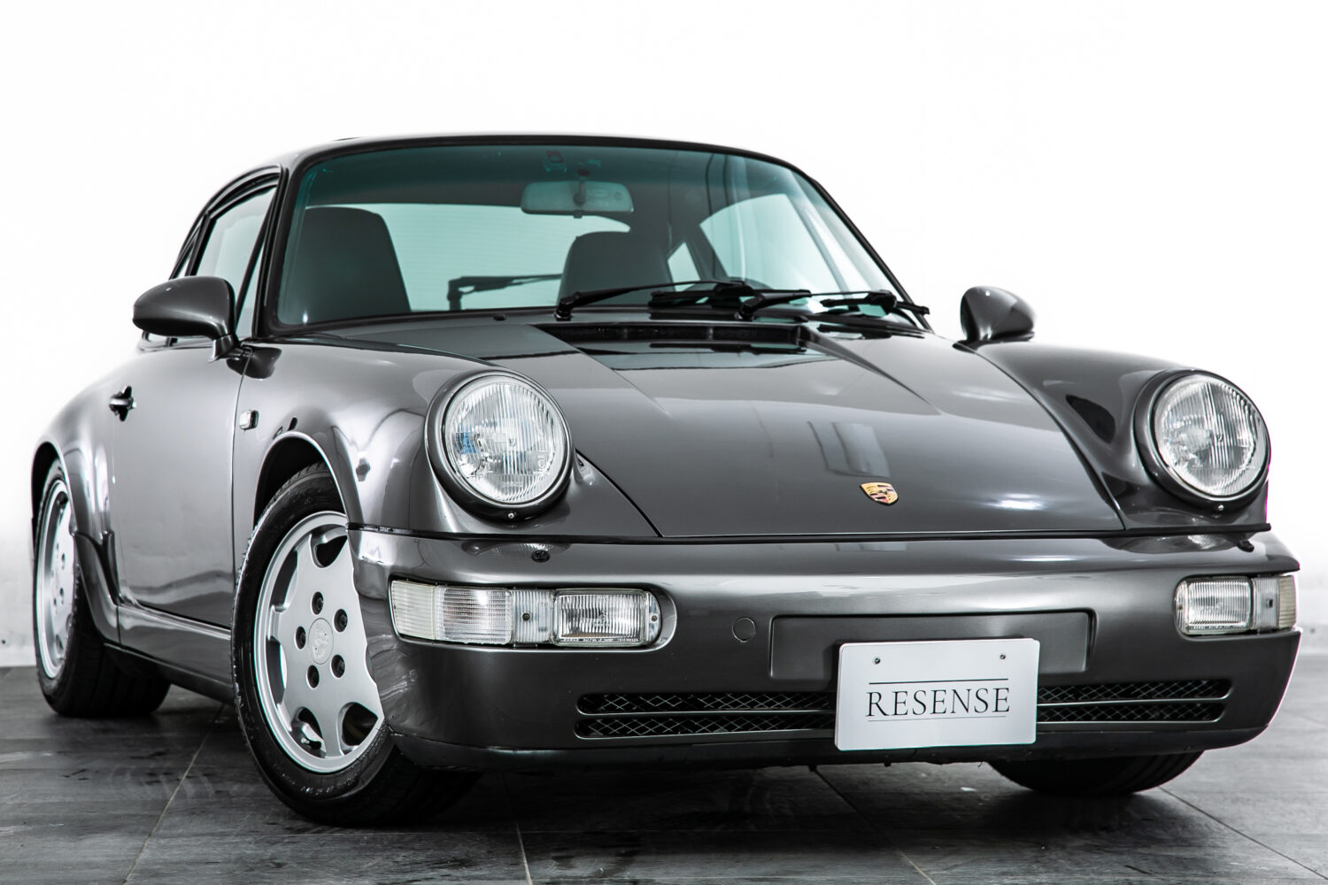 ポルシェ 911カレラ4 4WD　964 5MT ミツワ入庫履歴 左H ETC
