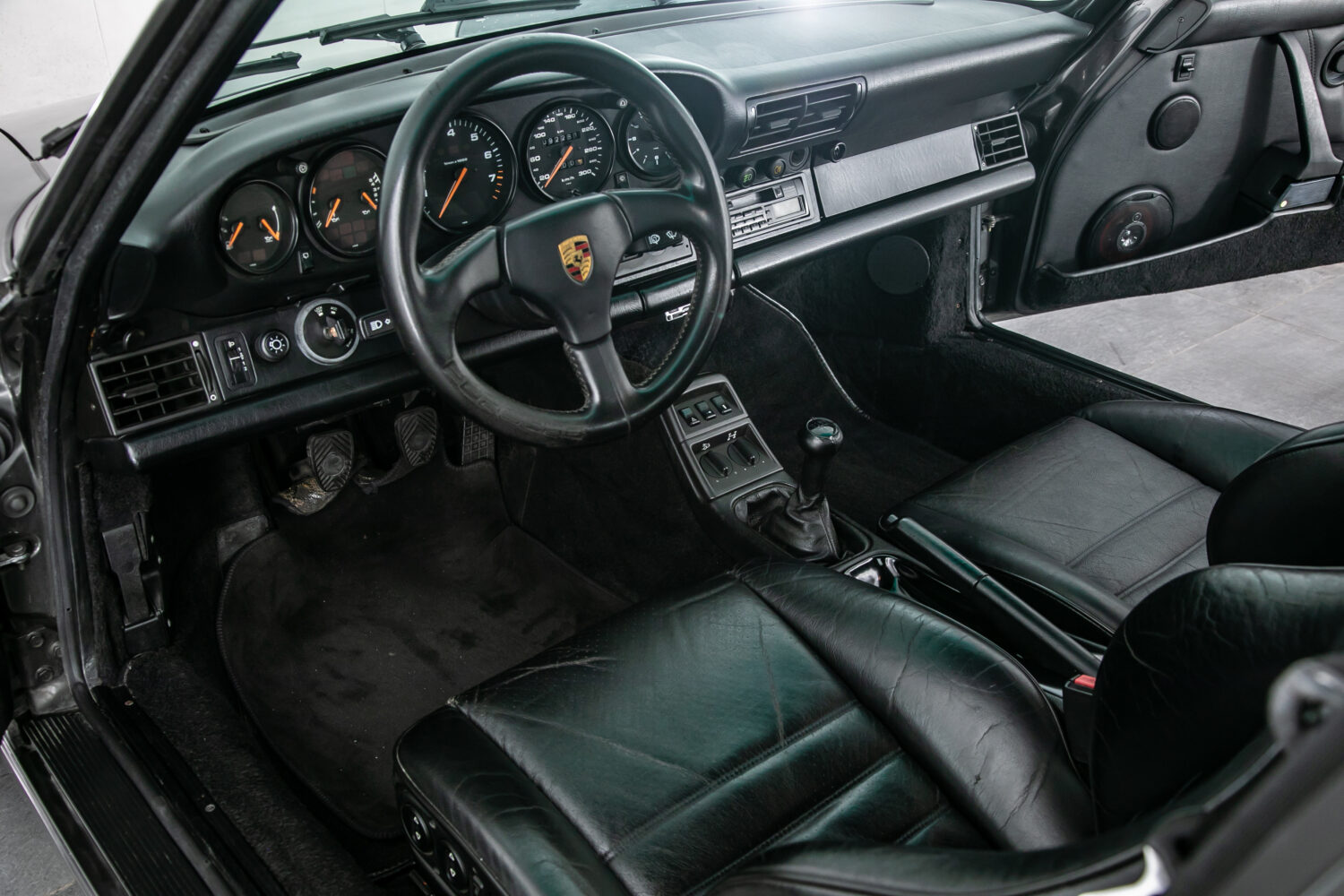 ポルシェ 911カレラ4 4WD　964 5MT ミツワ入庫履歴 左H ETC