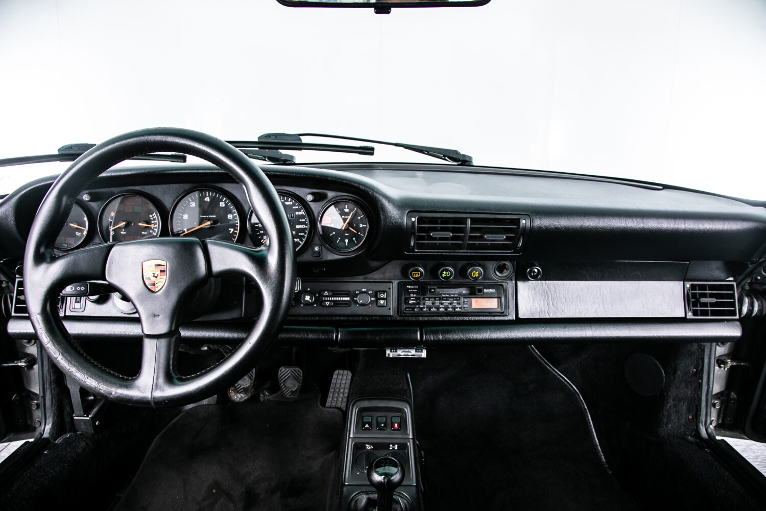 ポルシェ 911カレラ4 4WD　964 5MT ミツワ入庫履歴 左H ETC