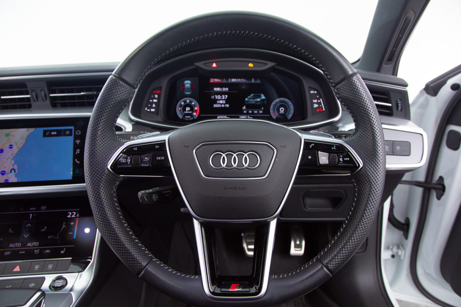 A6 クワトロ スポーツ Sライン ディーゼルターボ 4WD　ディーラー整備記録簿6枚 レザーシート