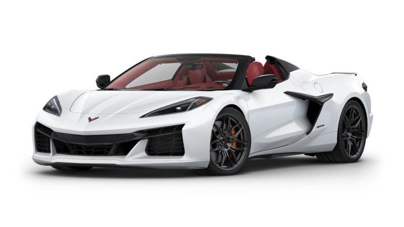 待望のコンバーチブル　シボレー・コルベットZ06　走行時でも約16秒で開閉が可能