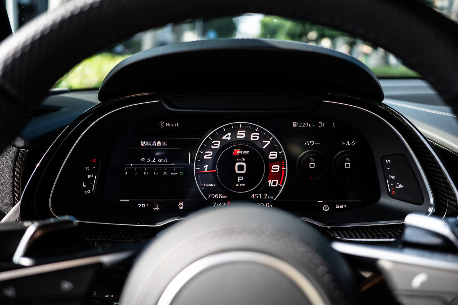 アウディ・R8（4WD/7AT）ヒストリーの911か、ドラマチックのR8か
