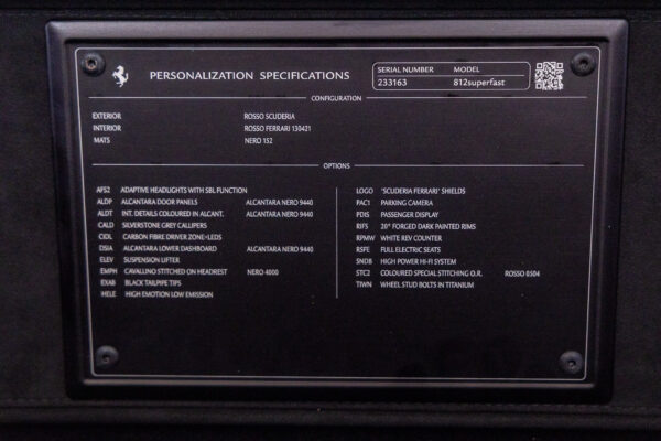 812スーパーファスト F1 DCT 左H