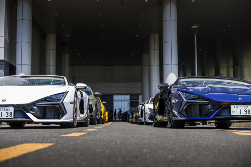 今回は北海道　ランボルギーニ　2025年の特別なドライビングツアーを開催