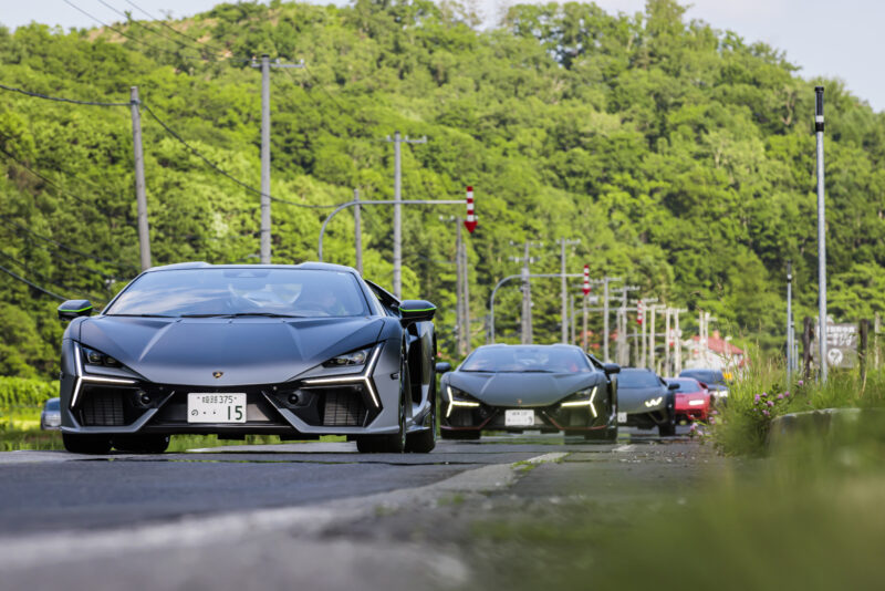 今回は北海道　ランボルギーニ　2025年の特別なドライビングツアーを開催