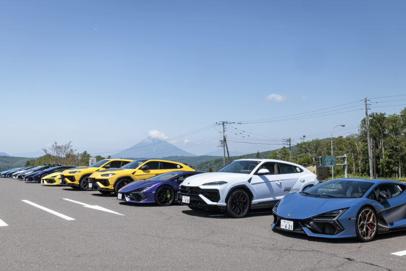 今回は北海道　ランボルギーニ　2025年の特別なドライビングツアーを開催