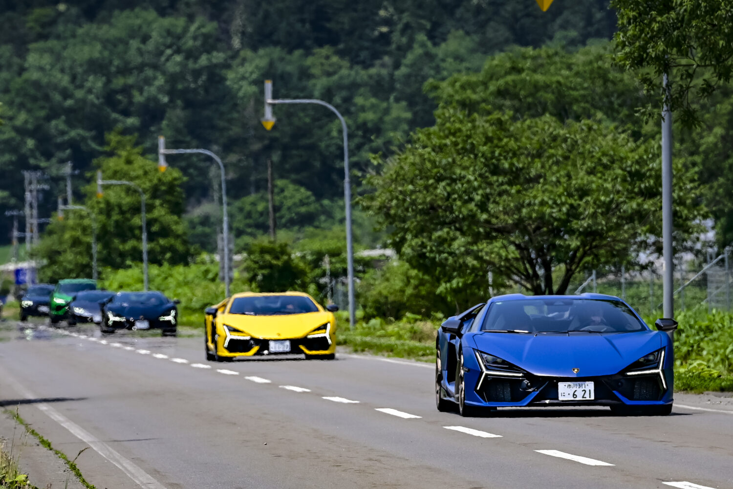 今回は北海道　ランボルギーニ　2025年の特別なドライビングツアーを開催