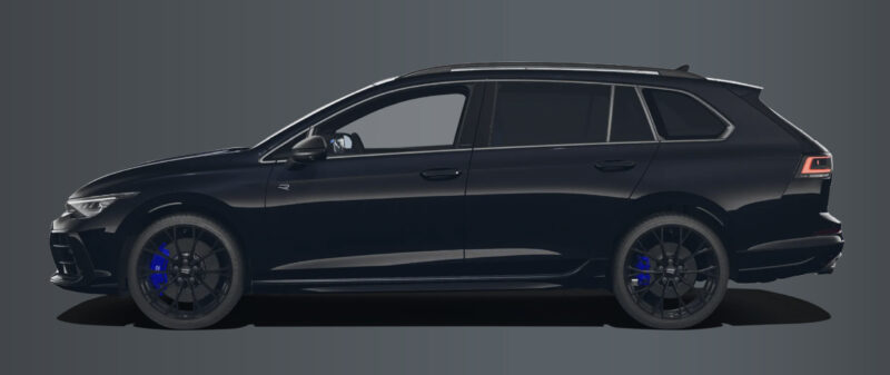 ブラック基調　フォルクスワーゲン・ゴルフR/Rヴァリアント　特別装備の限定車導入