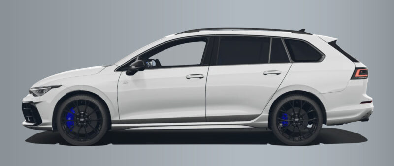 ブラック基調　フォルクスワーゲン・ゴルフR/Rヴァリアント　特別装備の限定車導入