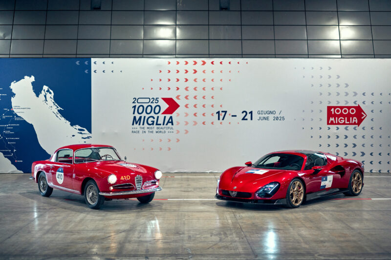 アルファ・ロメオ 2025年ミッレミリアで圧巻の勝利 現行ラインナップも参加