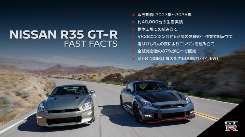 日産R35 GT-R　最終生産車のオフライン式を栃木工場で開催　最後の一台は国内へ