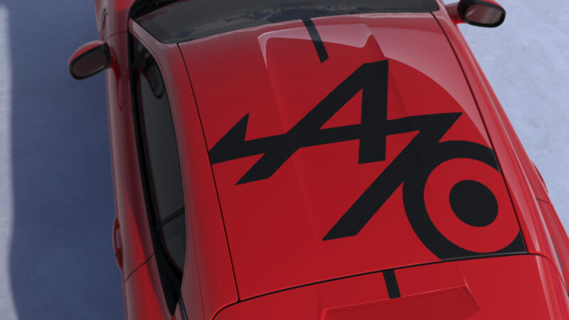 創立70周年記念の特別な限定モデル　アルピーヌA110R 70 ブルー・ブラン・ルージュ