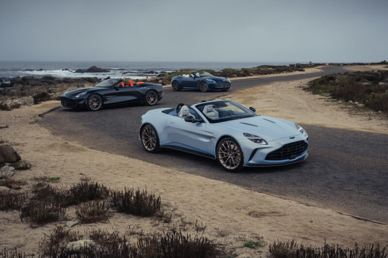 特別な3モデルのコンバーチブルスポーツカー公開 アストン・マーティン アメリカ大陸での75周年を記念