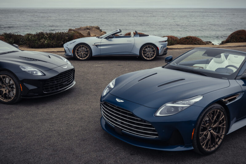 特別な3モデルのコンバーチブルスポーツカー公開　アストン・マーティン　アメリカ大陸での75周年を記念