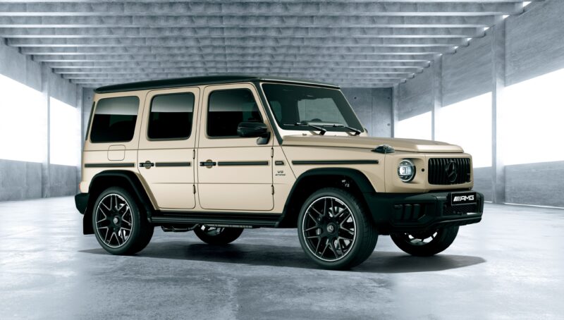 全色マットで200台限定「ブラックアクセントエディション」メルセデスAMG G63
