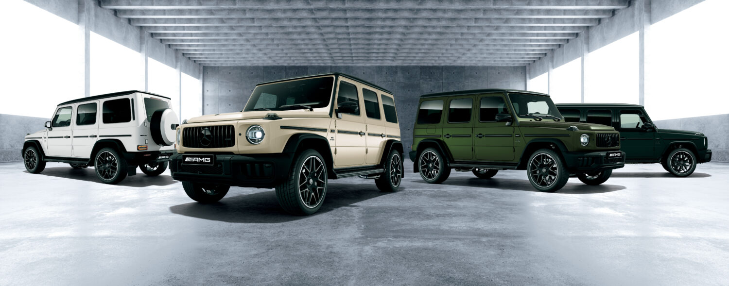 全色マットで200台限定「ブラックアクセントエディション」メルセデスAMG G63