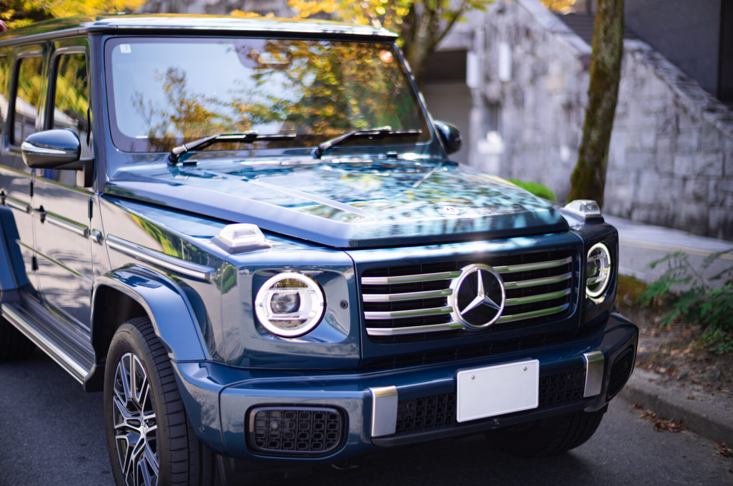 メルセデス・ベンツ・G450d（4WD/9AT）いつもの姿、新たな表情