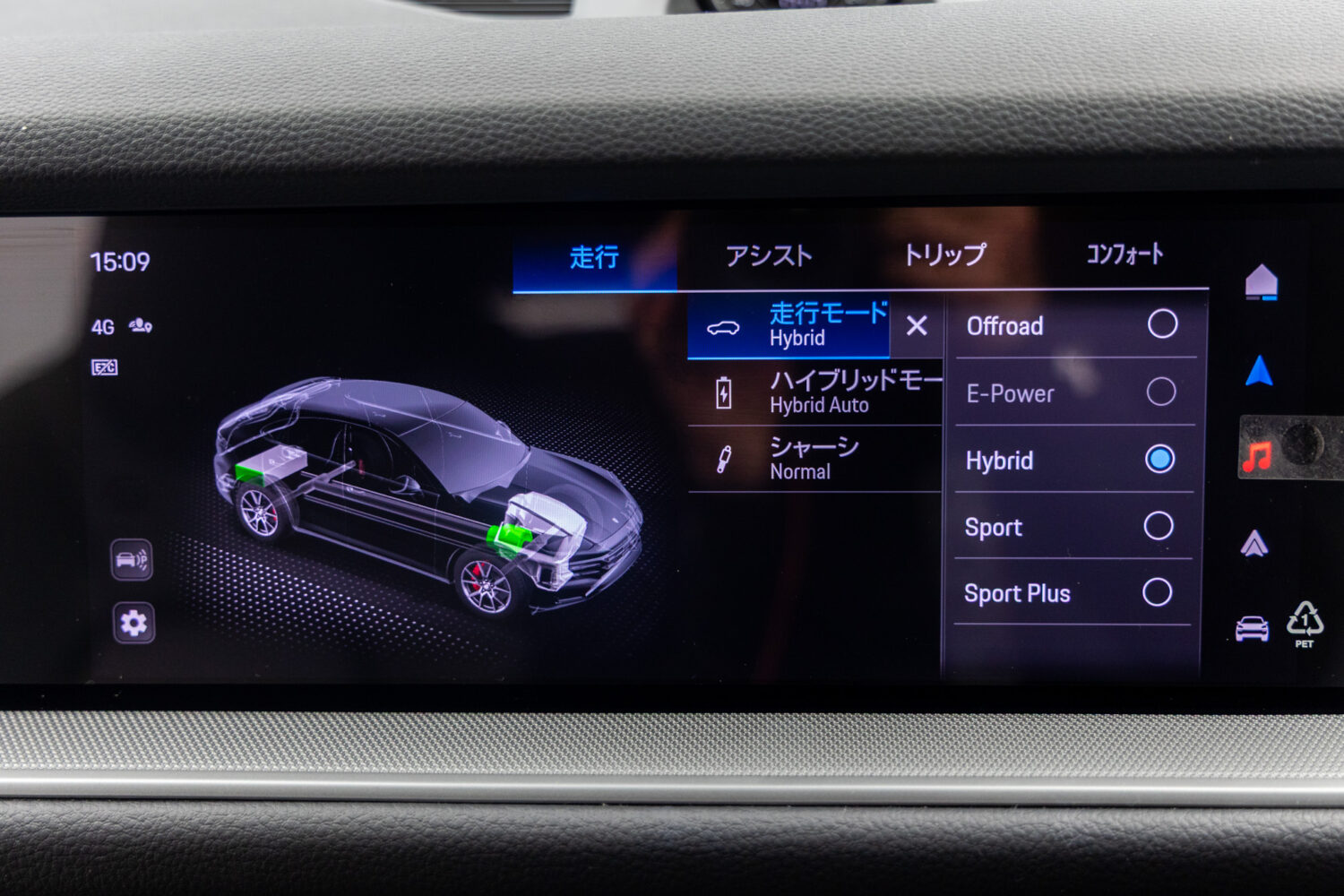 カイエンクーペ E-Hybrid Tip-S リアコンフォートベンチシート 4WD