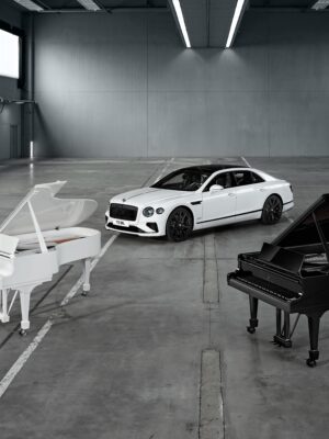 「黒と白のトリオ」　ベントレー×スタインウェイ＆サンズ　コラボレーション発表