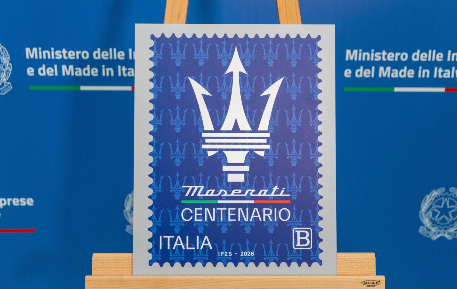 トライデント誕生100周年記念 マセラティ 特別切手を発表｜RESENSE
